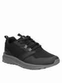 Pluma F827, zapatilla negra de hombre, material sintético/textil, ideal para un look casual.