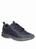 zapatilla azul informal para hombre diseñada para actividades diarias con estilo juvenil.