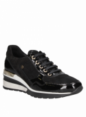 Zapatilla Mujer F394 Mingo negro