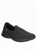 zapatilla urbana negra para hombre, suave y maleable, ideal para un estilo de vida activo