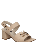Sandalia Mujer G271 POLLINI beige