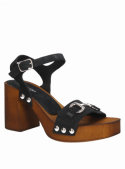 Sandalia Mujer G313 Pollini negro