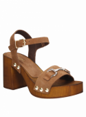 Sandalia Mujer G313 Pollini cafe