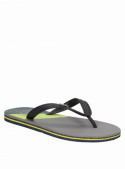 Sandalia plana negra de hombre, casual y resistente, ideal para el parque.