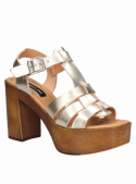 Sandalia Mujer G310 POLLINI oro