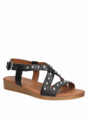 Sandalia Mujer G608 BRUNO ROSSI negro
