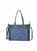 Tote Mujer G809 POLLINI azul
