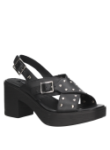 Sandalia Mujer G286 POLLINI negro