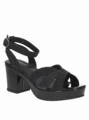 Sandalia Mujer G646 BRUNO ROSSI negro