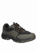 Calzado verde para hombre, mezcla de textil y sintético, ideal para actividades al aire libre.