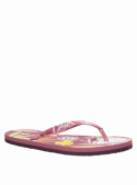 sandalia casual lila de mujer, pvc resistente, ideal para caminar con frescura y estilo.
