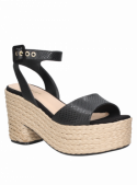 Sandalia Mujer G516 MINGO negro