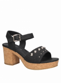 Sandalia Mujer G624 BRUNO ROSSI negro