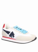 zapatilla casual blanca de hombre, diseño retro y ligero de Gioseppo G168, perfecta para un look urbano.