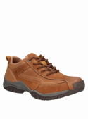 Calzado casual de hombre en cuero camel, versátil para combinar con jeans o chinos, ideal para salidas informales.