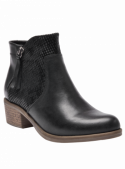 Botin Mujer H608 BRUNO ROSSI negro