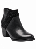 Botin Mujer H865 BRUNO ROSSI negro