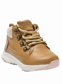 Botín camel de niña, estilo informal y robusto, inspirado en botas de senderismo. Ideal para actividades al aire libre.