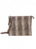 BANDOLERA MUJER G834 POLLINI cafe