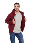 Poleron Hood Bilbao Hombre D132 PANAMA JACK burdeo