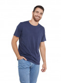 Polera Barcelona Hombre D142 Panama Jack azul