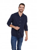 Camisa Malaga Hombre D121 PANAMA JACK azul