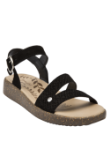 Sandalia Mujer I667 PANAMA JACK negro