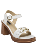 Sandalia Mujer I187 POLLINI blanco