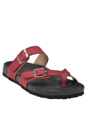 Sandalia Mujer I672 PANAMA JACK rojo