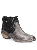 Botin Mujer Y182 Pollini plata