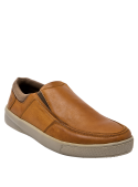 calzado camel de cuero para hombre, estilo casual, comodidad superior, suavidad y flexibilidad destacadas.