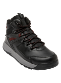 Calzado masculino casual en color negro, con cordones y ojales reforzados que aseguran un ajuste seguro y cómodo.