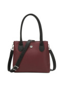 Cartera de mujer J807 POLLINI burdeo