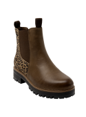 Botín mujer J637 Bruno rossi Animal print
