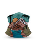 Bandana deportiva celeste unisex, material reciclado, ideal para aventuras al aire libre.