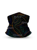 Bandana negra unisex para niño, tejido fresco y respirable, ideal para uso diario y aventuras al aire libre.