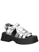 Sandalia Mujer K379 ZAPPA PLATA