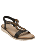 Sandalia mujer K708 Bruno rossi Negro