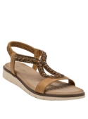 Sandalia mujer K708 Bruno rossi Camel