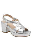 Sandalia mujer K682 Bruno rossi Plata
