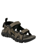 Calzado casual taupe de hombre en canvas, ideal para actividades al aire libre en verano.