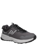 Zapatilla gris de hombre estilo running con diseño moderno y resistente para trail.