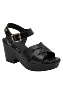 Sandalia Mujer K014 16 HRS NEGRO