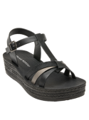 Sandalia Mujer K706 BRUNO ROSSI NEGRO