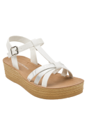 Sandalia Mujer K706 BRUNO ROSSI BLANCO