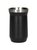 Vaso Stanley negro unisex, acero inoxidable, perfecto para actividades al aire libre y disfrutar del mate.