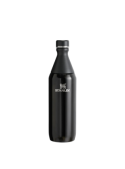 Botella All Day negra para niño, diseño funcional, acero inoxidable, perfecta para mantener bebidas frías.