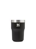 Vasos negros para niño con aislamiento al vacío, adecuado para mantener bebidas calientes y frías.