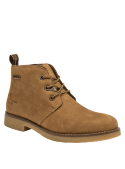 Botín casual de cuero camel con suela cosida, ideal para combinar estilo y funcionalidad en toda ocasión.