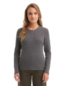 Polera Coslada L992 PANAMA JACK GRIS
